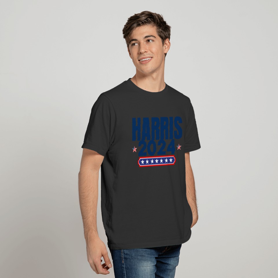 HARRIS 2024 - Stars and Stripes Red White & Blue T Shirts