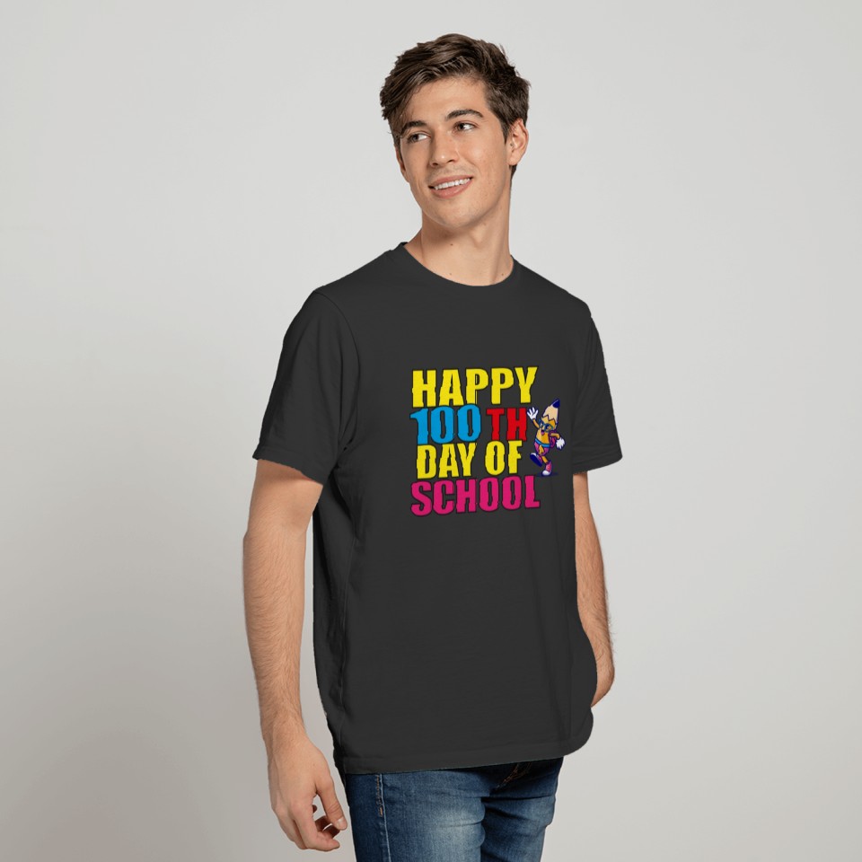 1Happy 100 Days Of School T-shirt