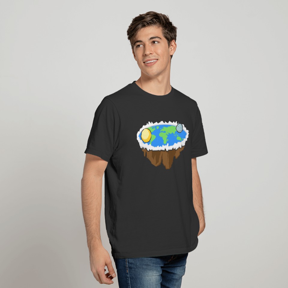 Flat Earth Theory Funny Flat Earther Conspiracy T Shirts
