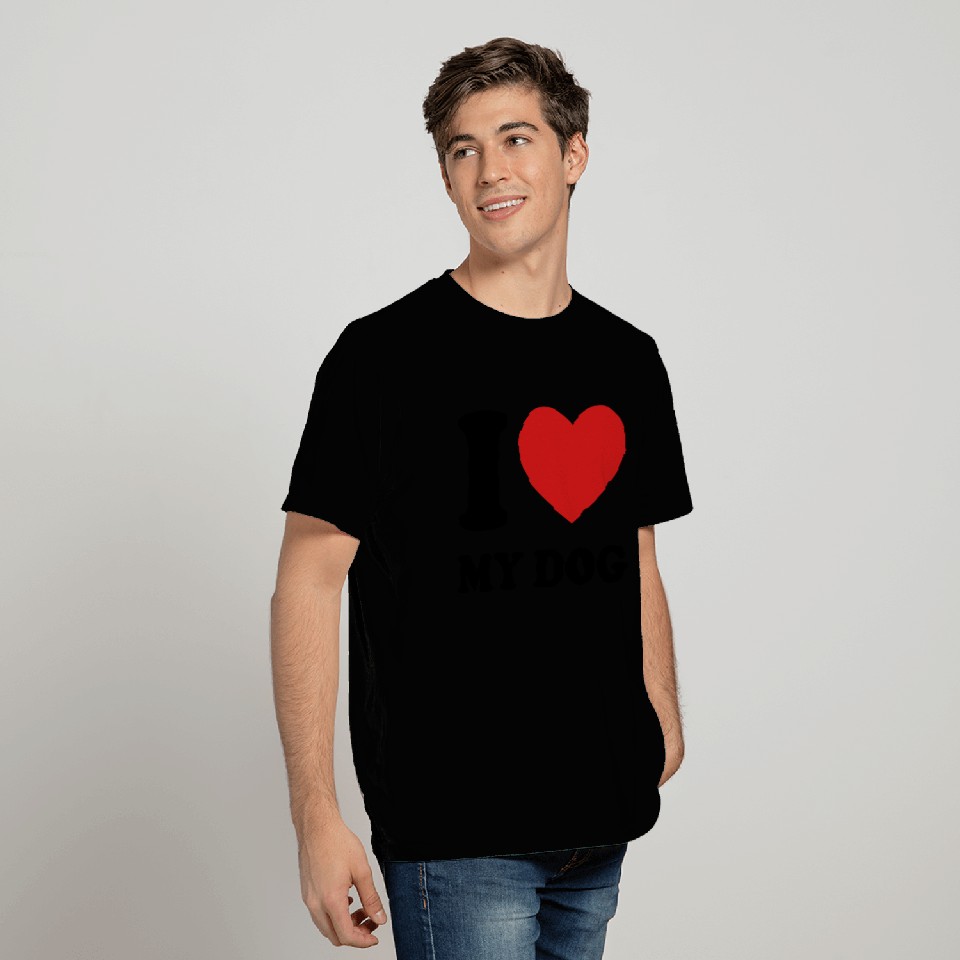 I Love My Dog T Shirts