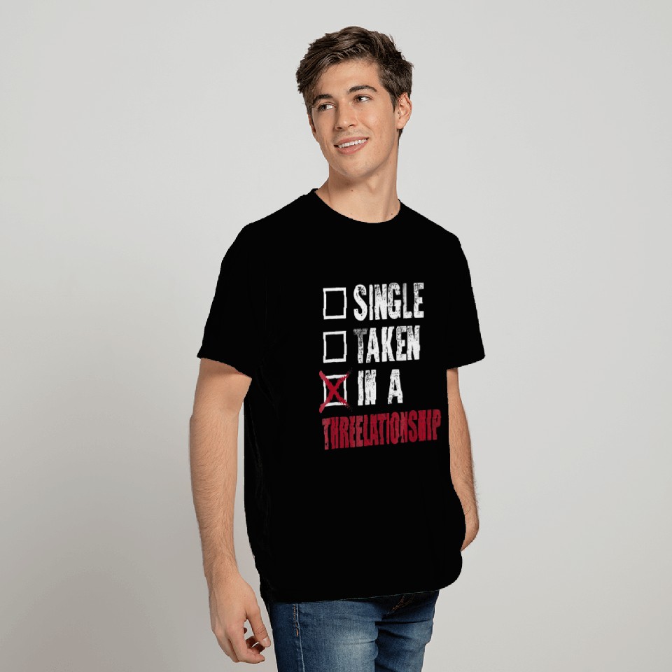 Polyamory T Throuple Relationship Status T Shirts
