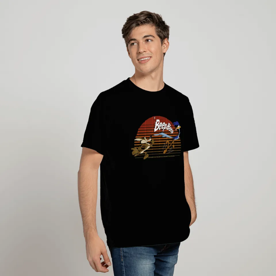 Wile E Coyote Road Runner Sunset T T Shirts