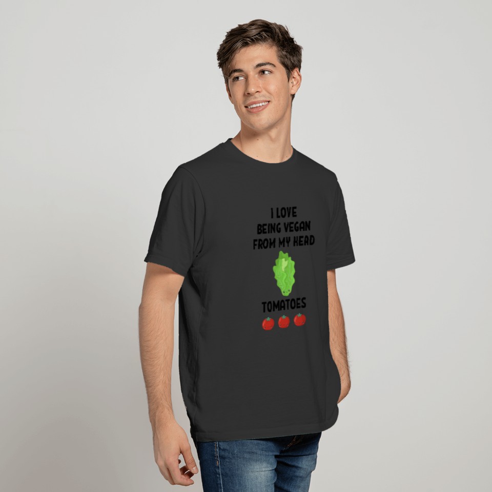 Tomatoes Plants Vegetables Vegan Gift Saying T-shirt