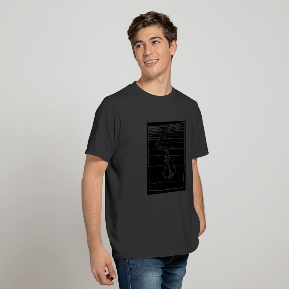 Dropping Anchor - Woodcut T-shirt
