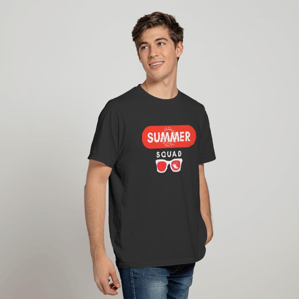 Cool Summer Sqaud - Hot Weather Beach T-shirt
