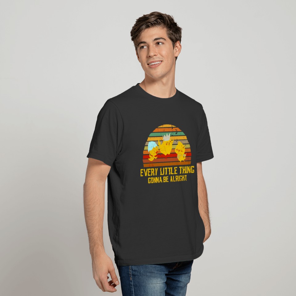 Every Little Thing Is Gonna Be Alright Bird Vintag T-shirt