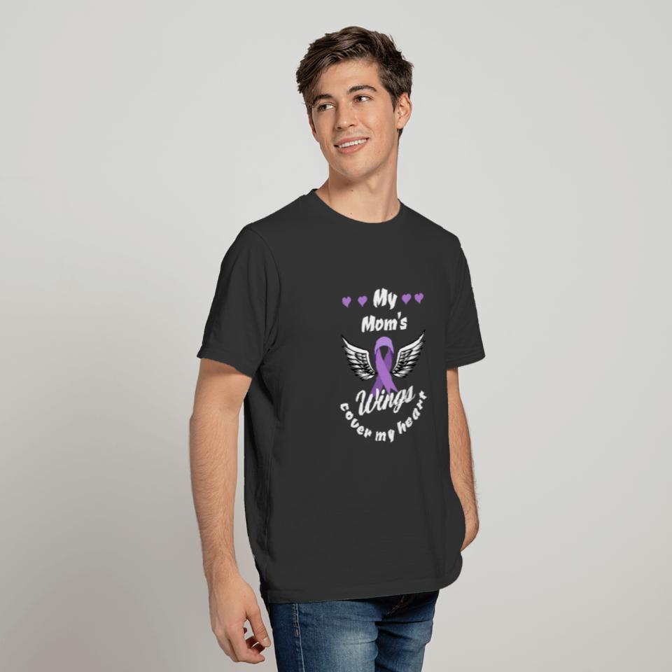 My Mom's Wings Cover My Heart Overdose Awareness T-shirt