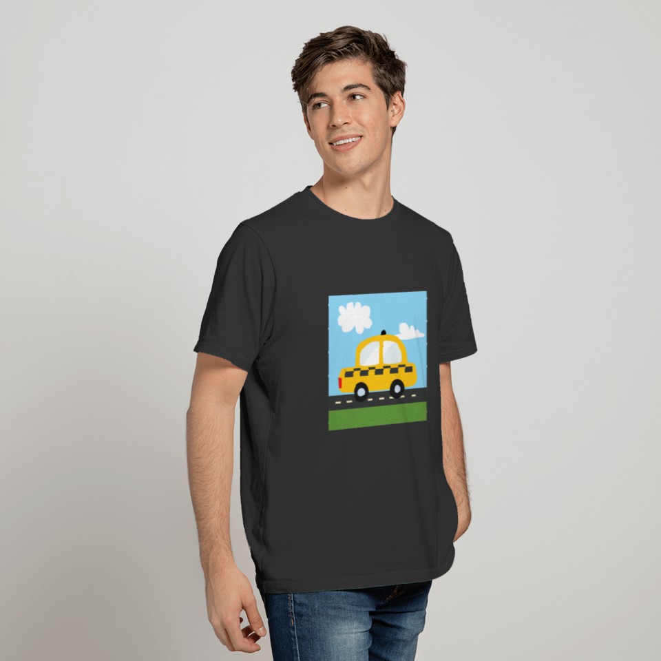 CUTE Taxi Funny 2021Design by Kids T Shirts
