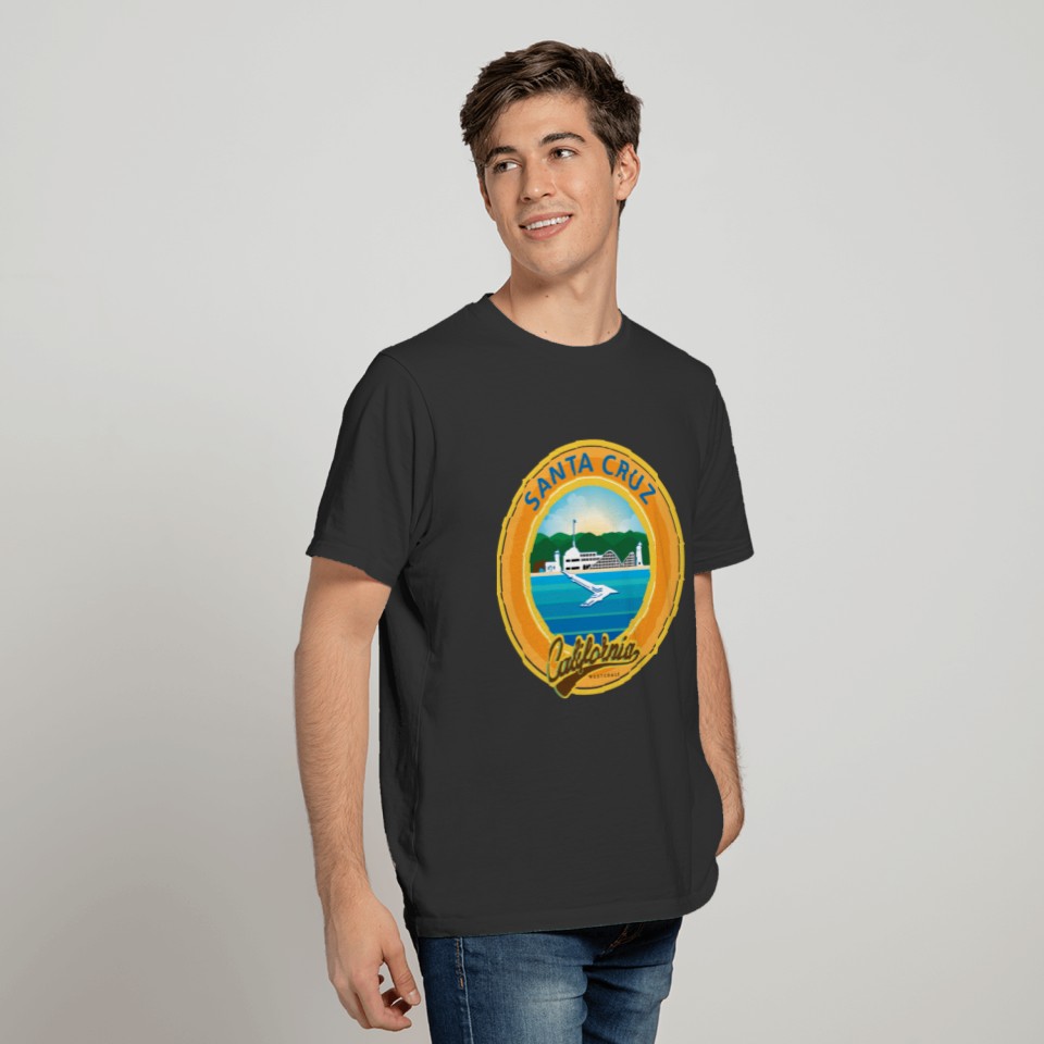 Santa Cruz City Scape T Shirts