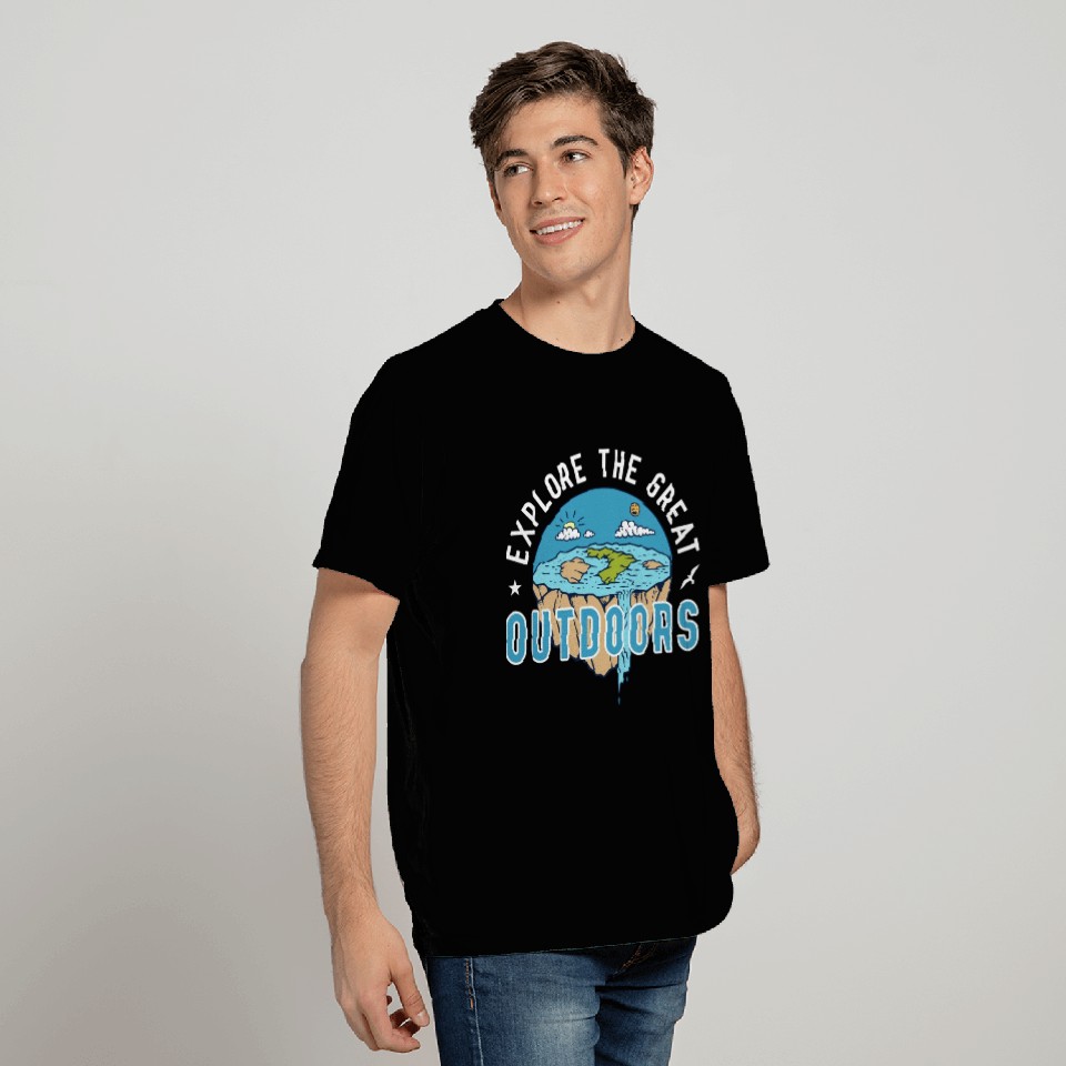 Explore The Outdoors Wilderness Nature Adventures T Shirts