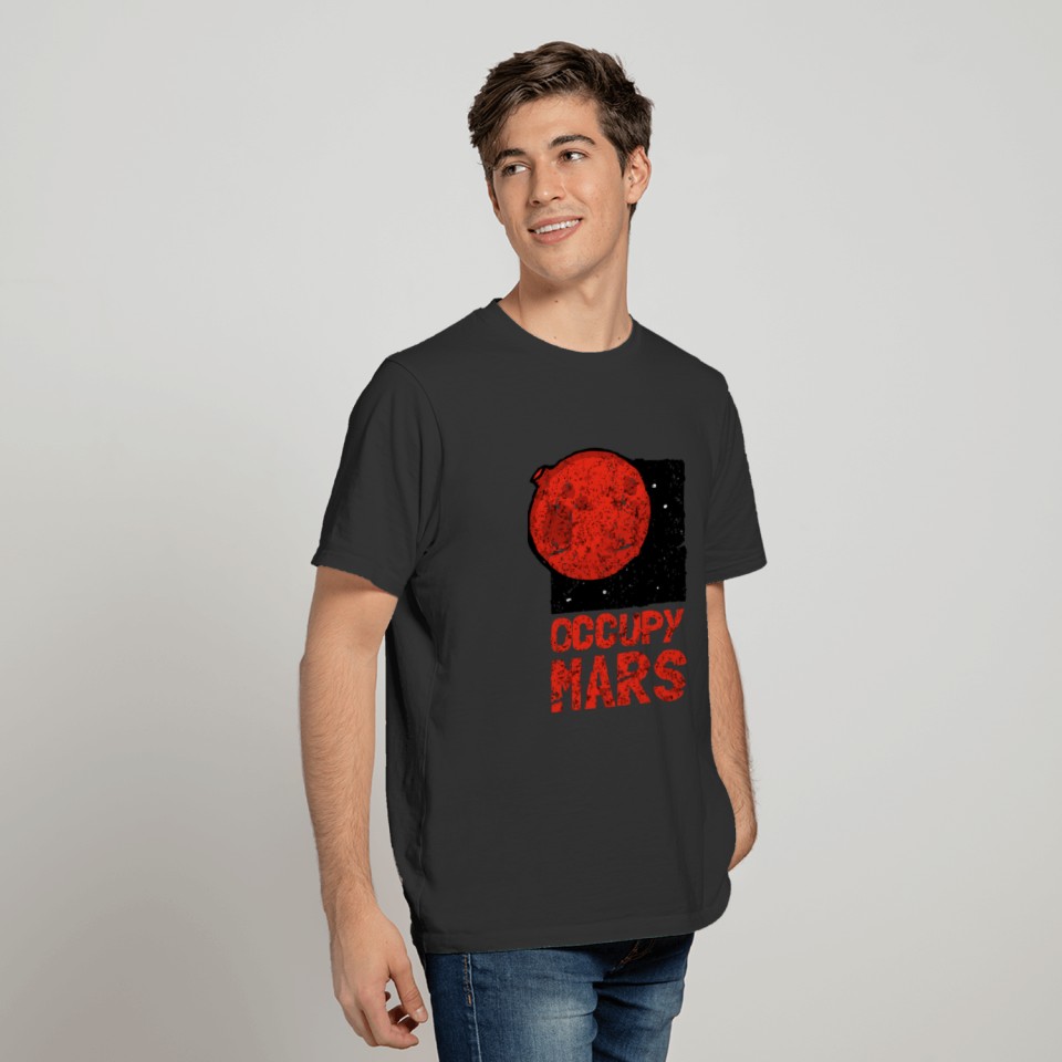 Occupy Mars Red Planet MarsGift T Shirts