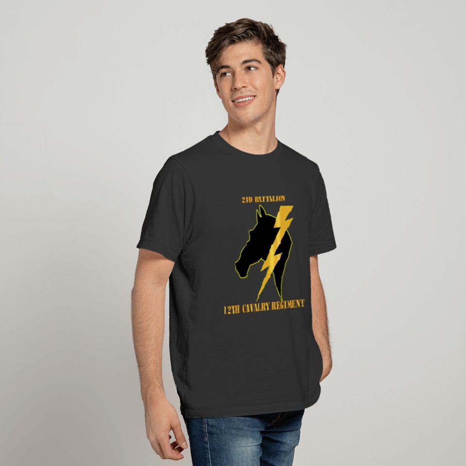 Army 2nd Battalion 12 Cavalry Regiment T-shirt