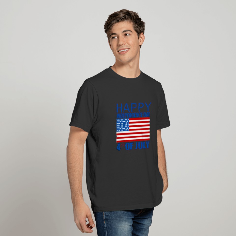4th of July happy pendenceday day 1776 independenc T-shirt