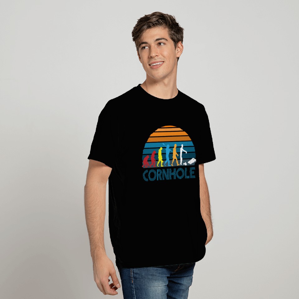 Evolution Cornhole T Shirts