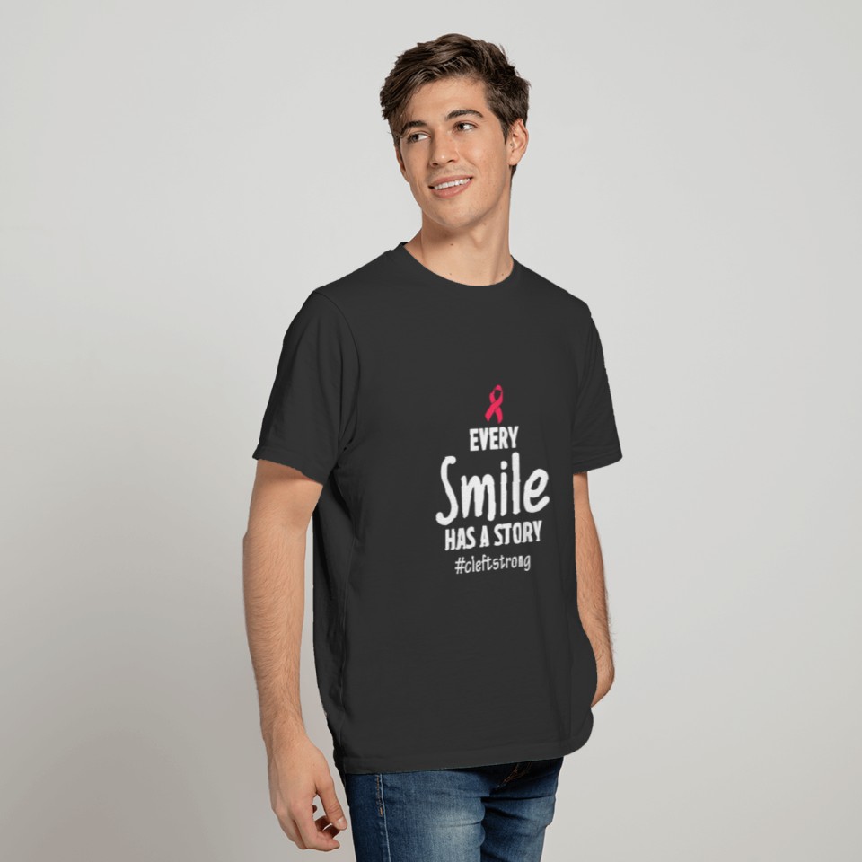 Cleft Palate Lip Smile Cleft Strong Awareness T-shirt