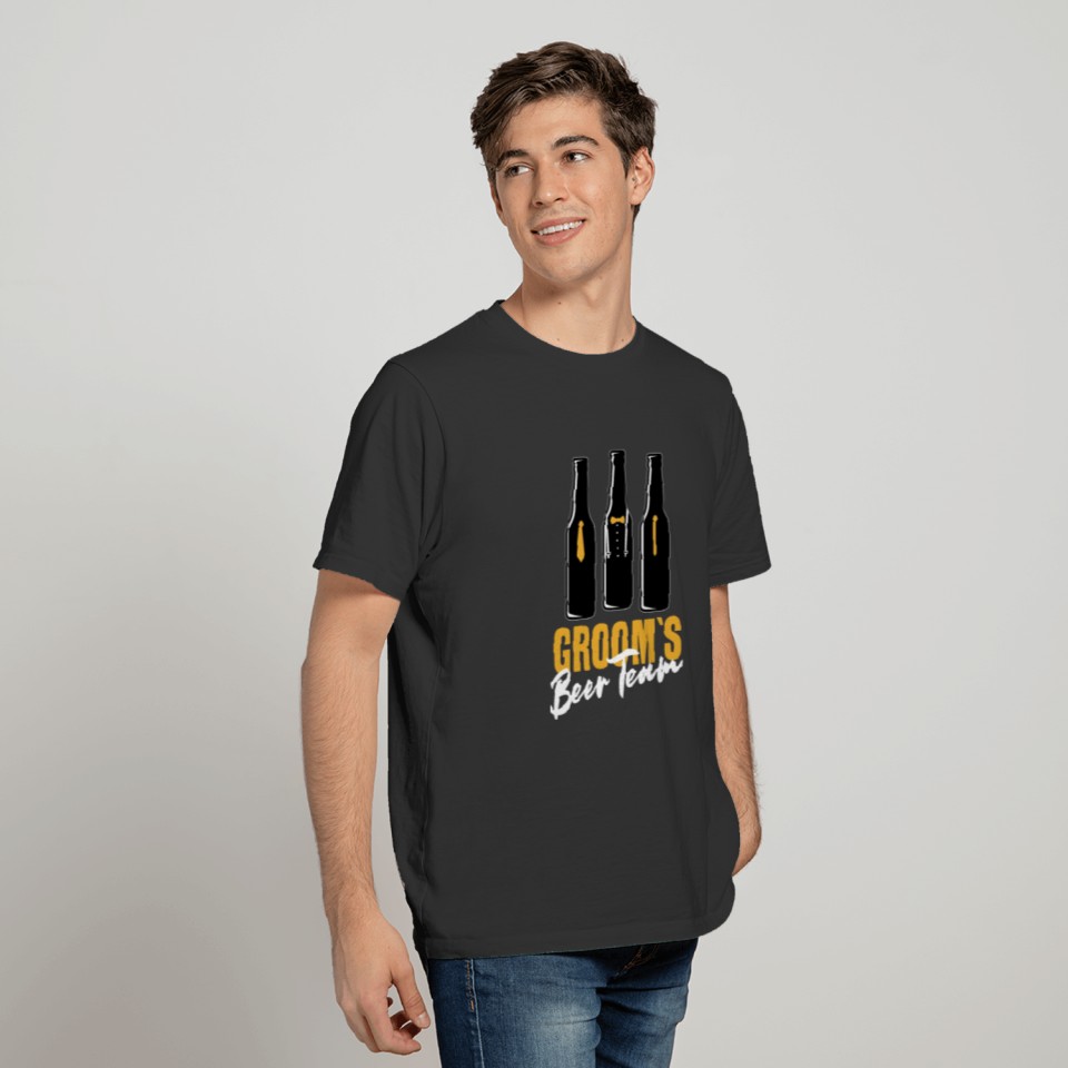 GROOM BACHELOR BEER T-shirt