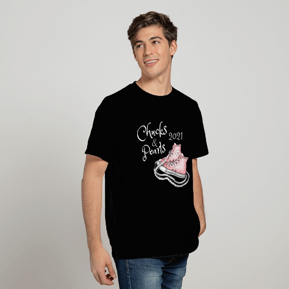 Chucks and Pearls 2021 kamala harri T Shirts