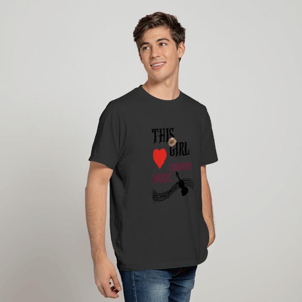 this girl love country music T-shirt