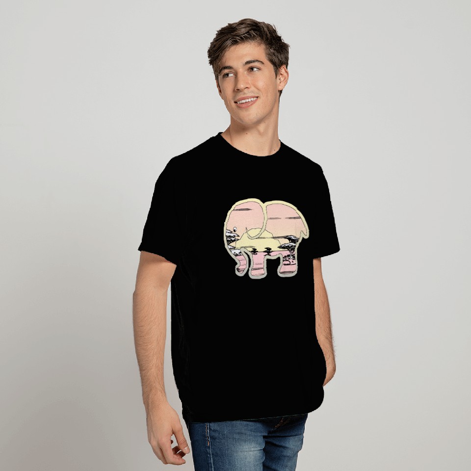 Elephant - sand / nature / africa T Shirts