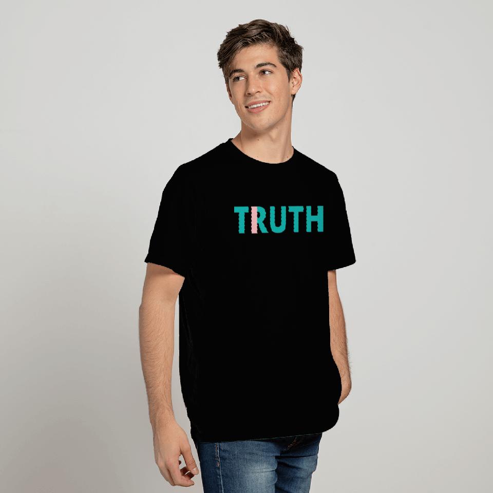 I in Truth Single Word Design Self Reflective T Shirts