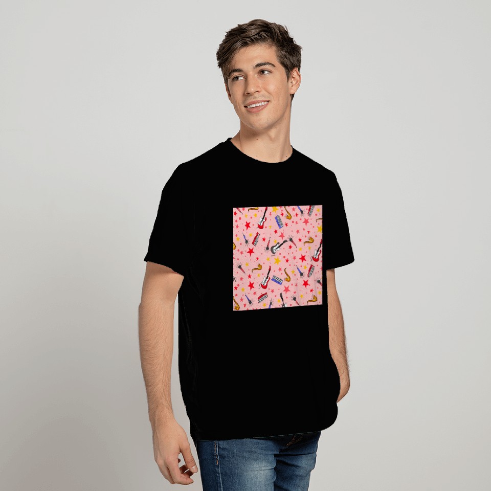 Band Pattern T Shirts