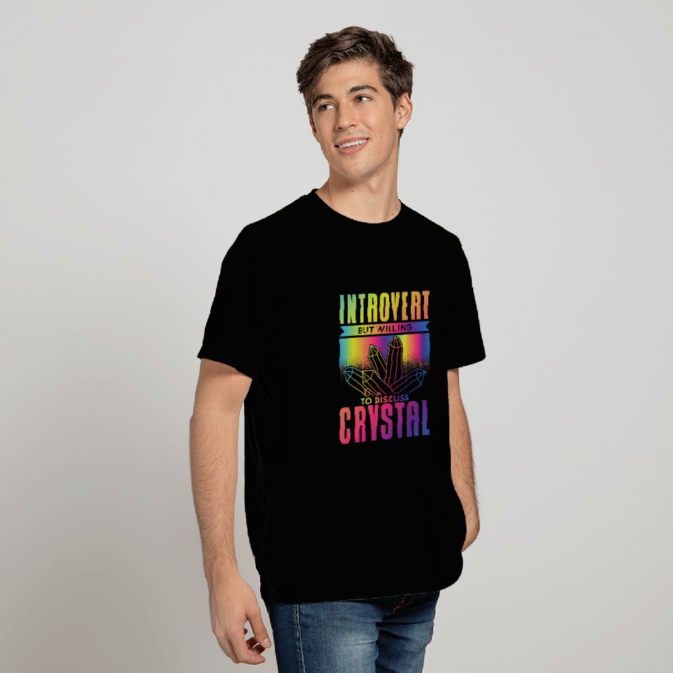 Introvert Crystal Lover T Shirts