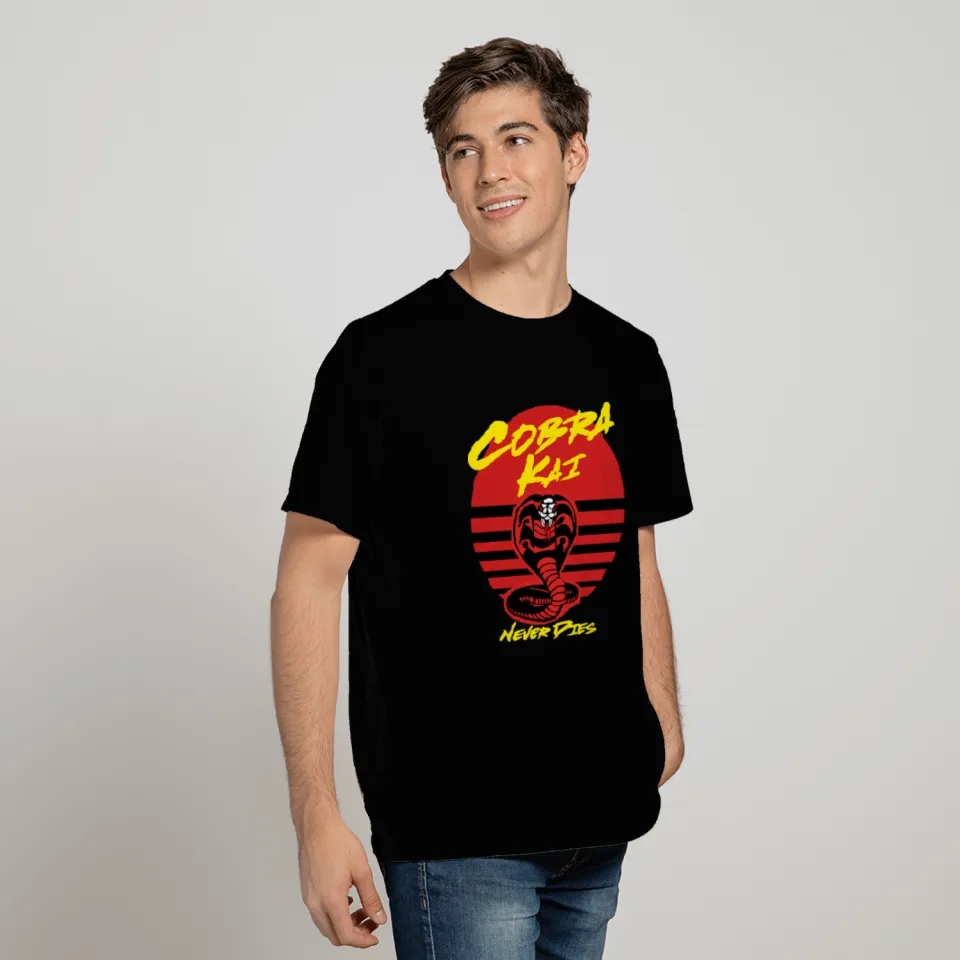Cobra Kai Never Dies Vintage 80s T Shirts