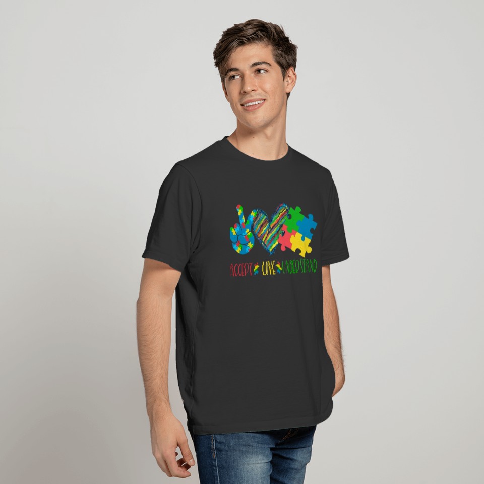 Accept understand love autism awareness T-shirt