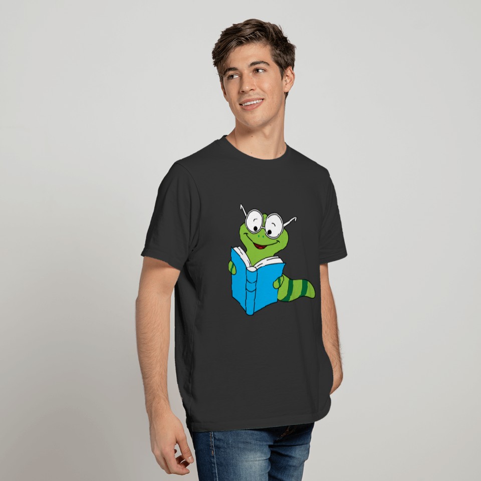 Nerd bookworm book reading bookworm gift T-shirt