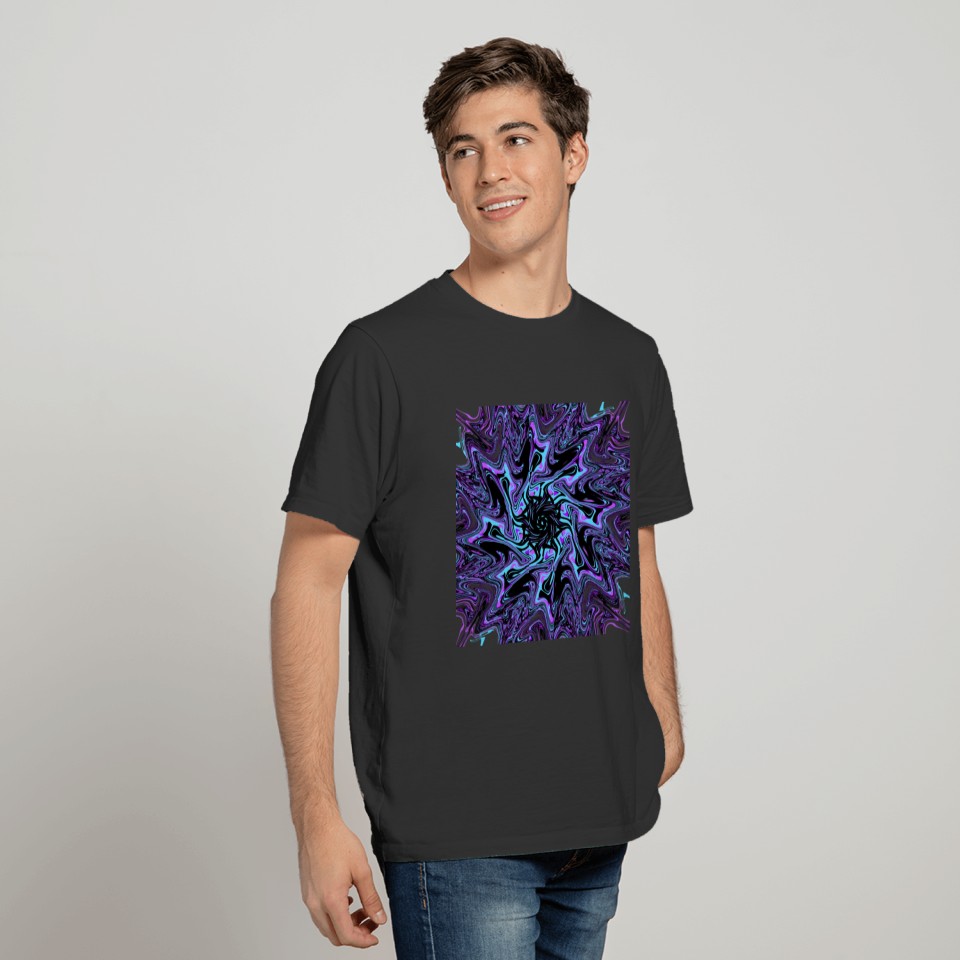 Galactic Black Hole Ectoplasm (Mandala) T Shirts