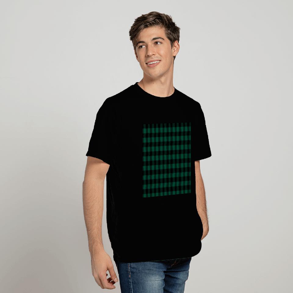Green Buffalo Plaid T Shirts