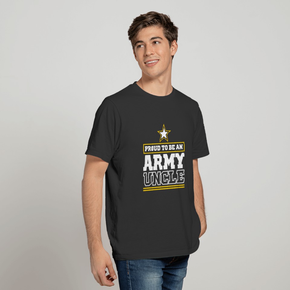 Proud To Be An Army Uncle Proud Military T Shirts