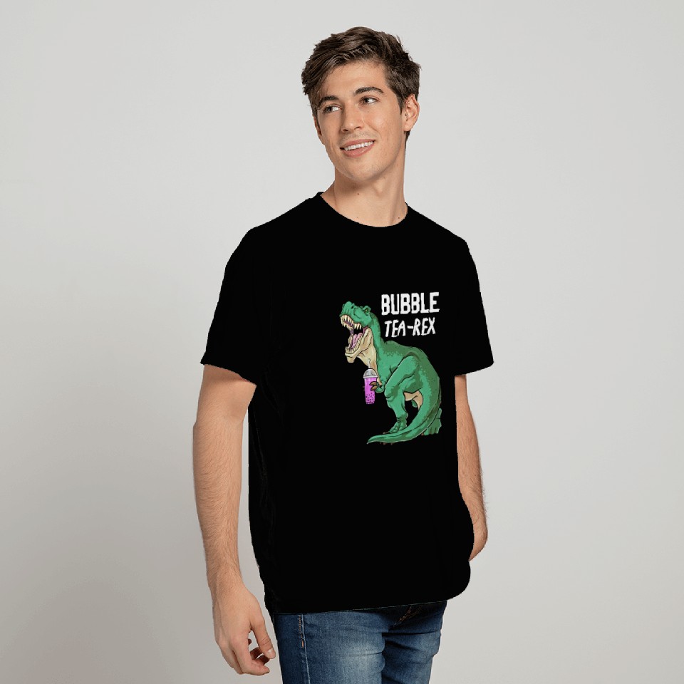 Dinosaur Bubble Tea Rex Bobasaurus Boba Milk Tea D T Shirts