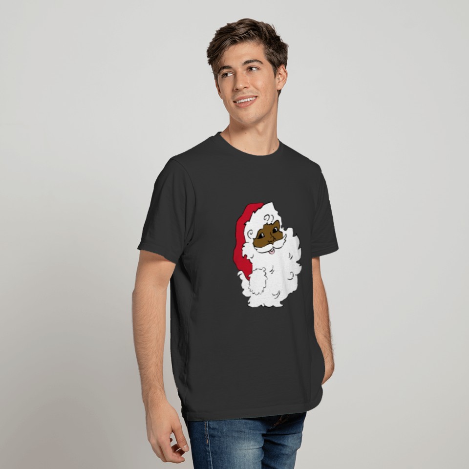 Santa Claus in is so funny he will give her a pres T Shirts