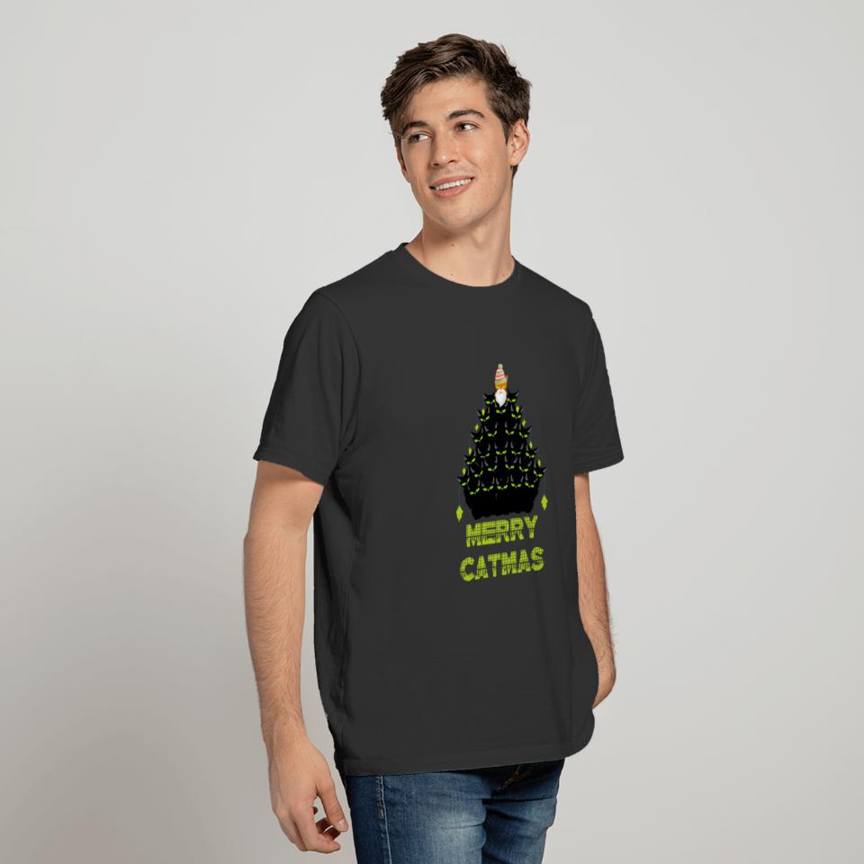 Cat Christmas Tree - Cat Lovers T-shirt