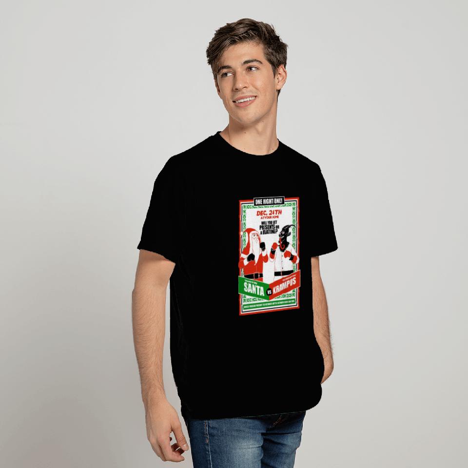 SANTA VS KRAMPUS T Shirts