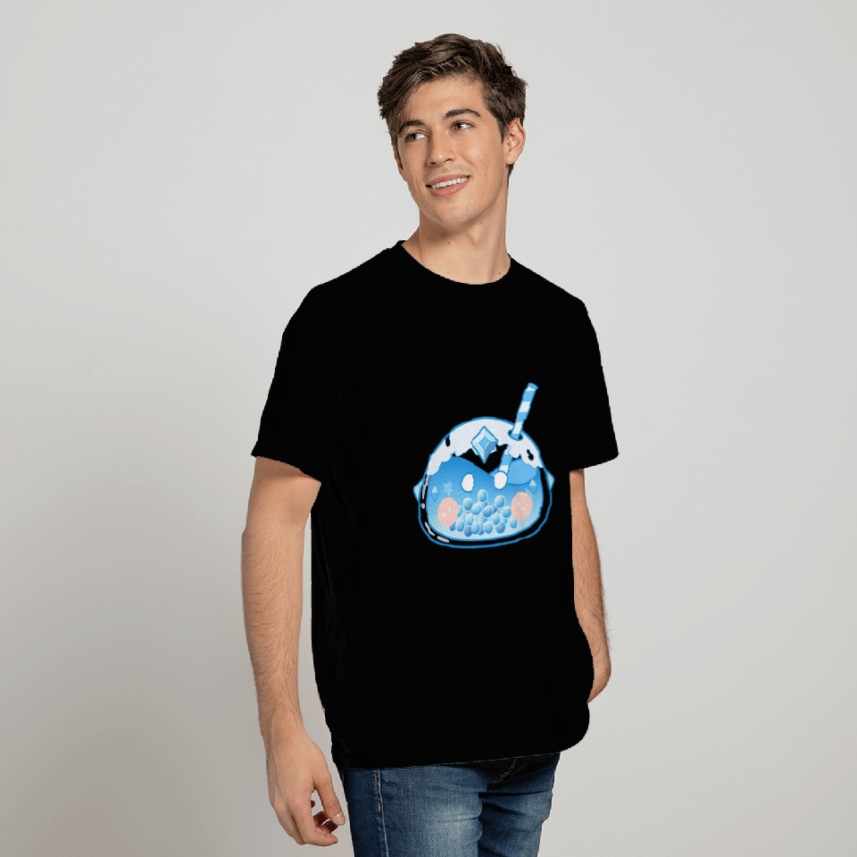 Genshin Impact Cute Slime Cyro Boba T Shirts