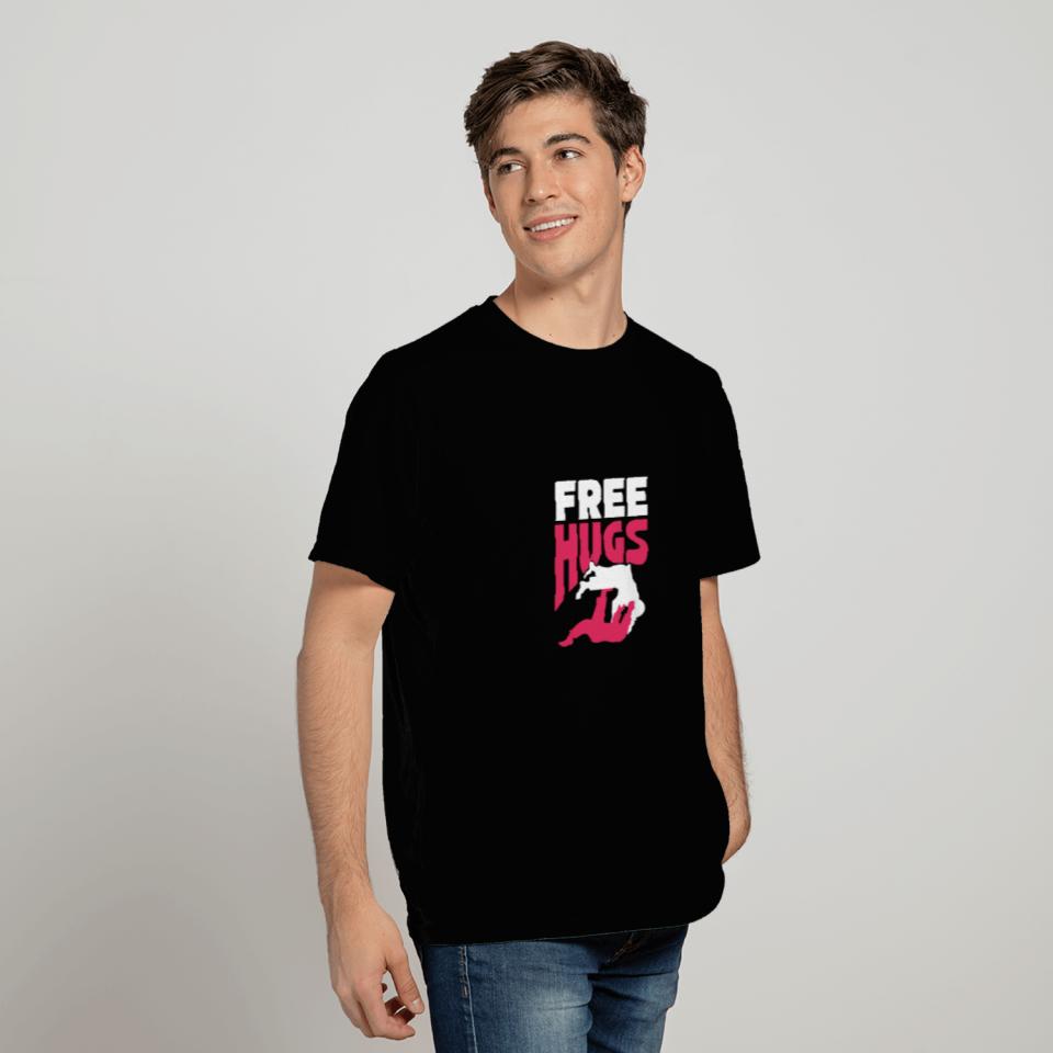 Free Hugs, Jiu Jitsu T Shirts