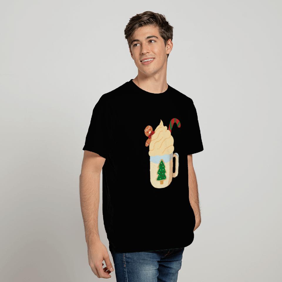Candy Cane and Hot Cocoa, Hot Chocolate T Shirts