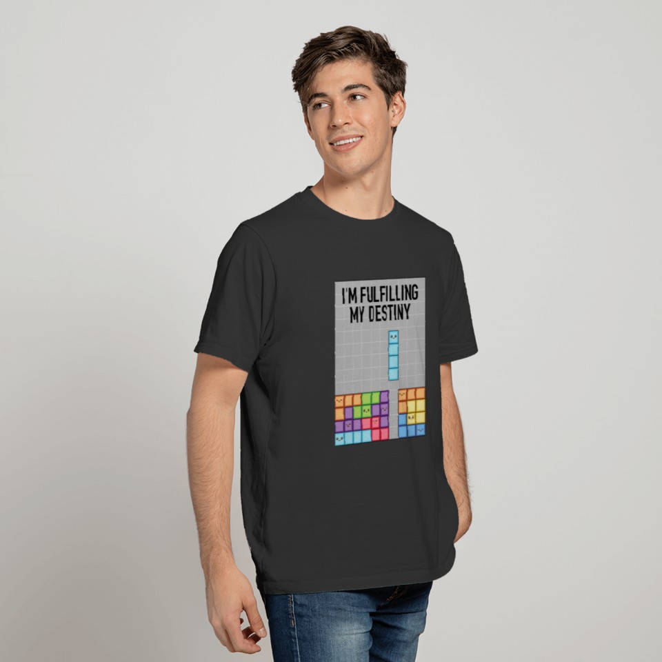 Cute Funny Joke Puzzle Video Game Gamer Geek Nerd T-shirt