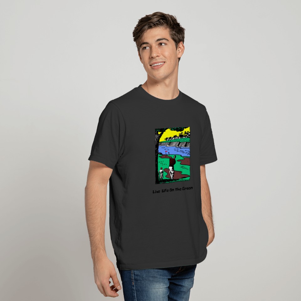 Golf On The Green T Shirts