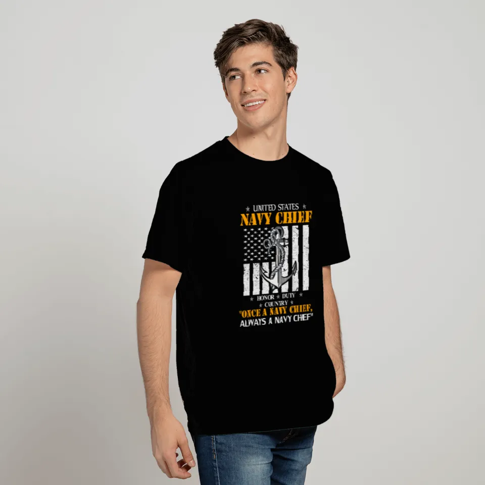 Navy Chief Once A Navy Chief Always Navy Chief T Shirts