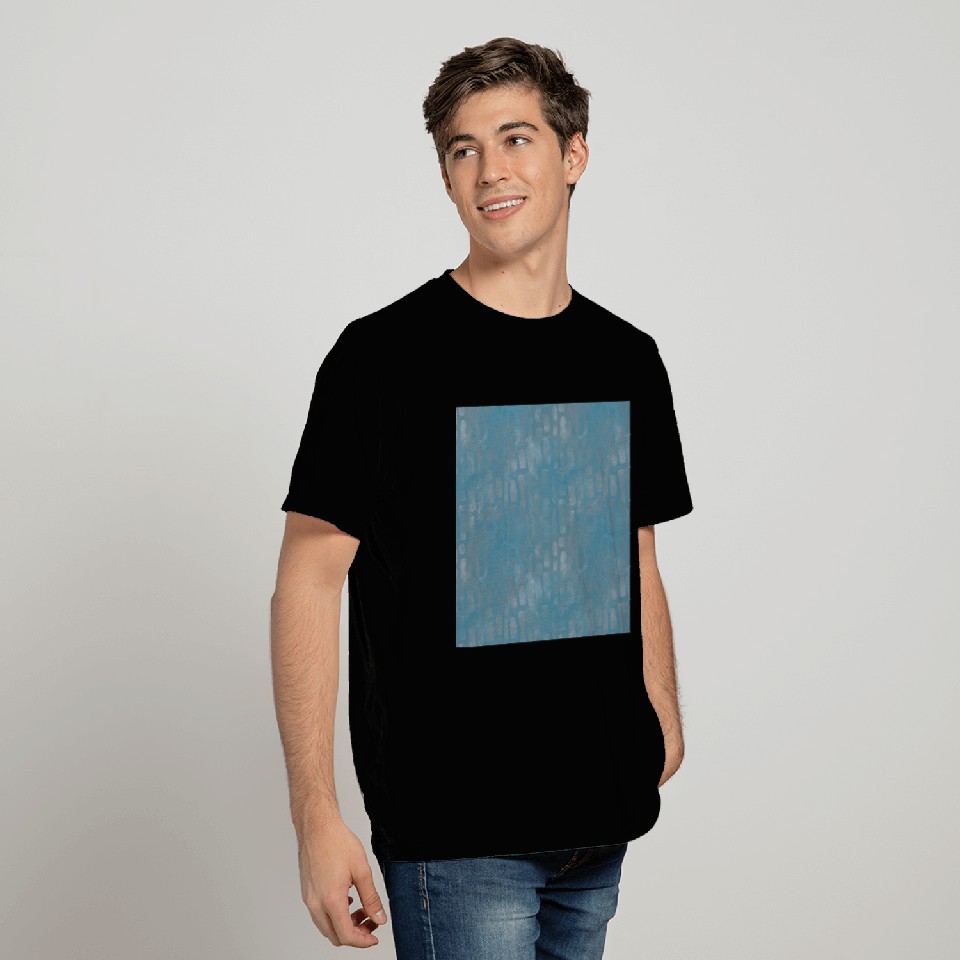 Blue Batik Pattern T Shirts