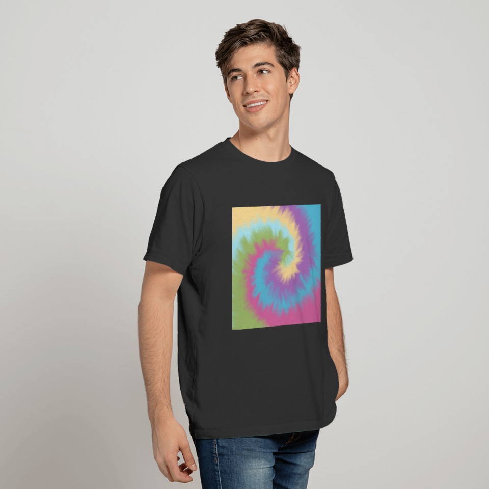Rainbow Tie Dye Swirl T Shirts
