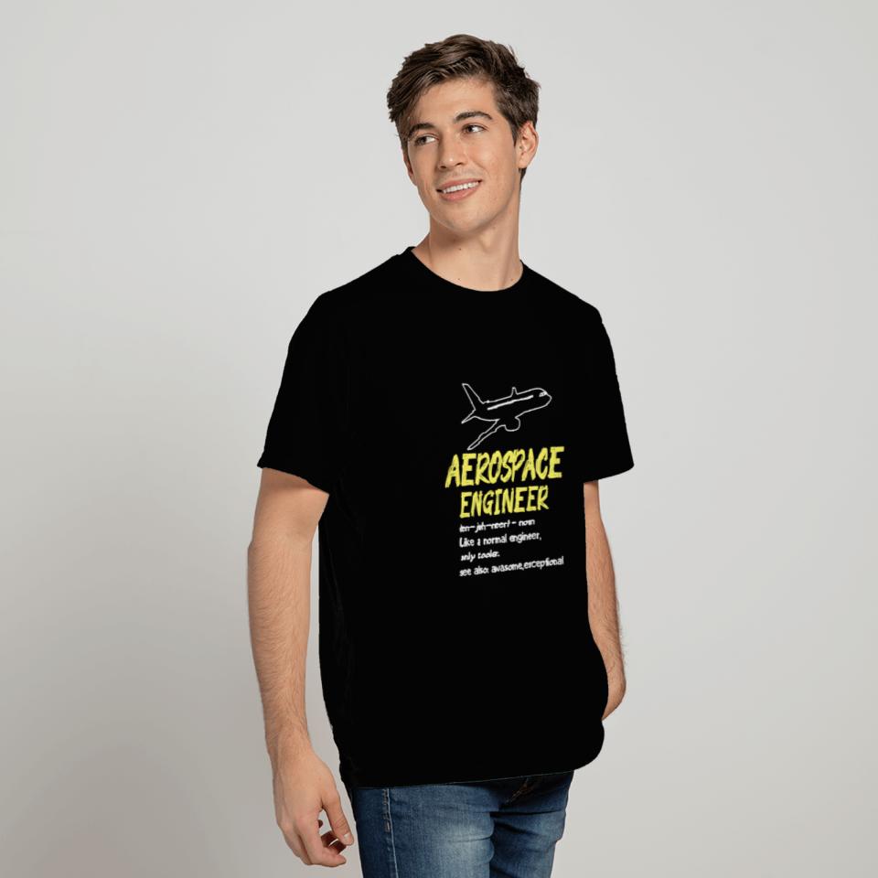 Aerospace Engineer Definition Funny Engineering T Shirts