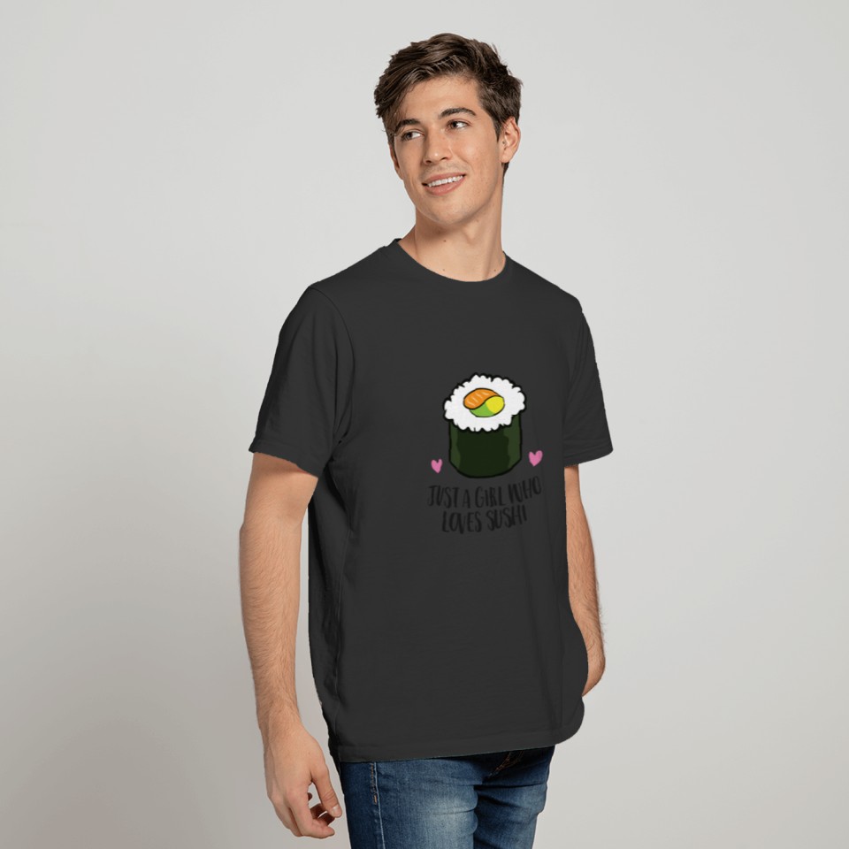 Just a Girl Who Loves Sushi Japanese Sushi Lover T Shirts