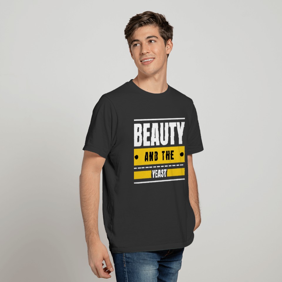 Beauty and the Yeast - Vegan & Vegetarian Design T Shirts