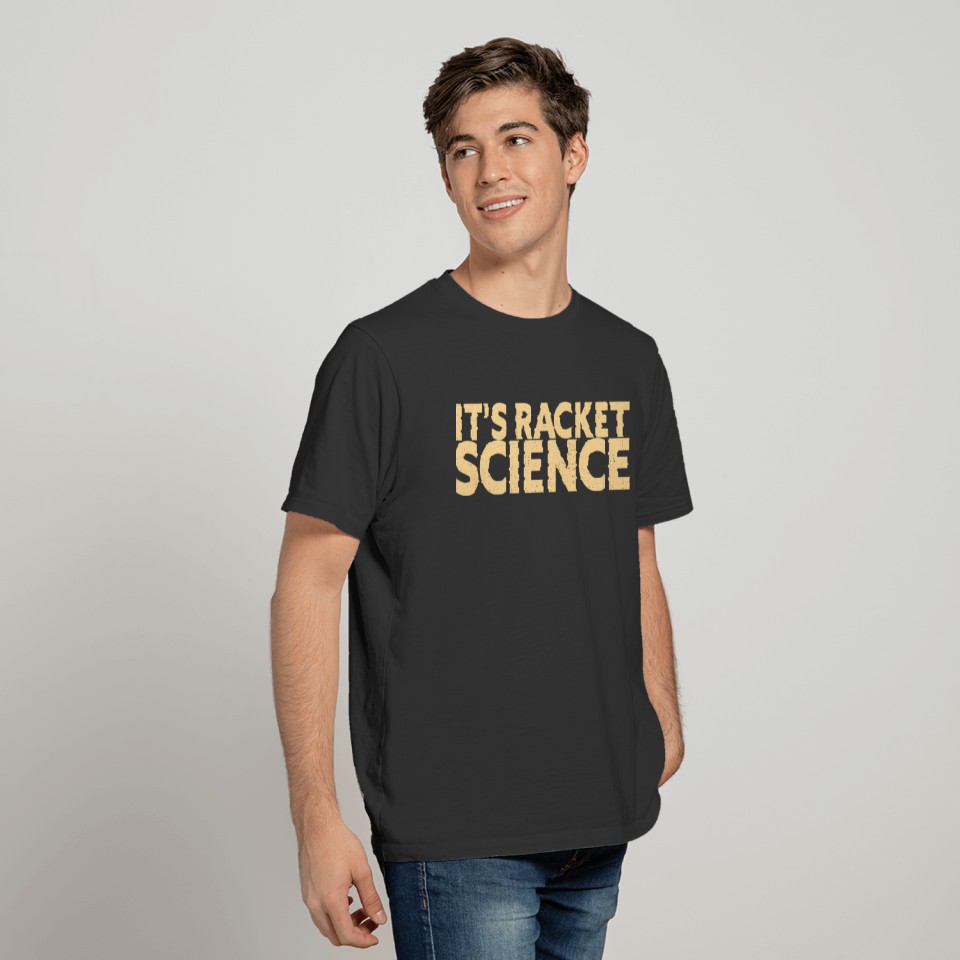 It's Racket Science Funny Badminton Shuttlecock T-shirt