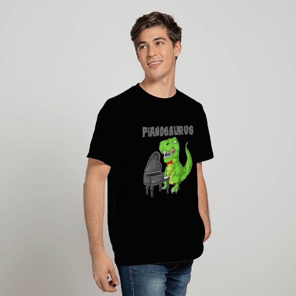 pianosaurus piano dinosaur T Shirts