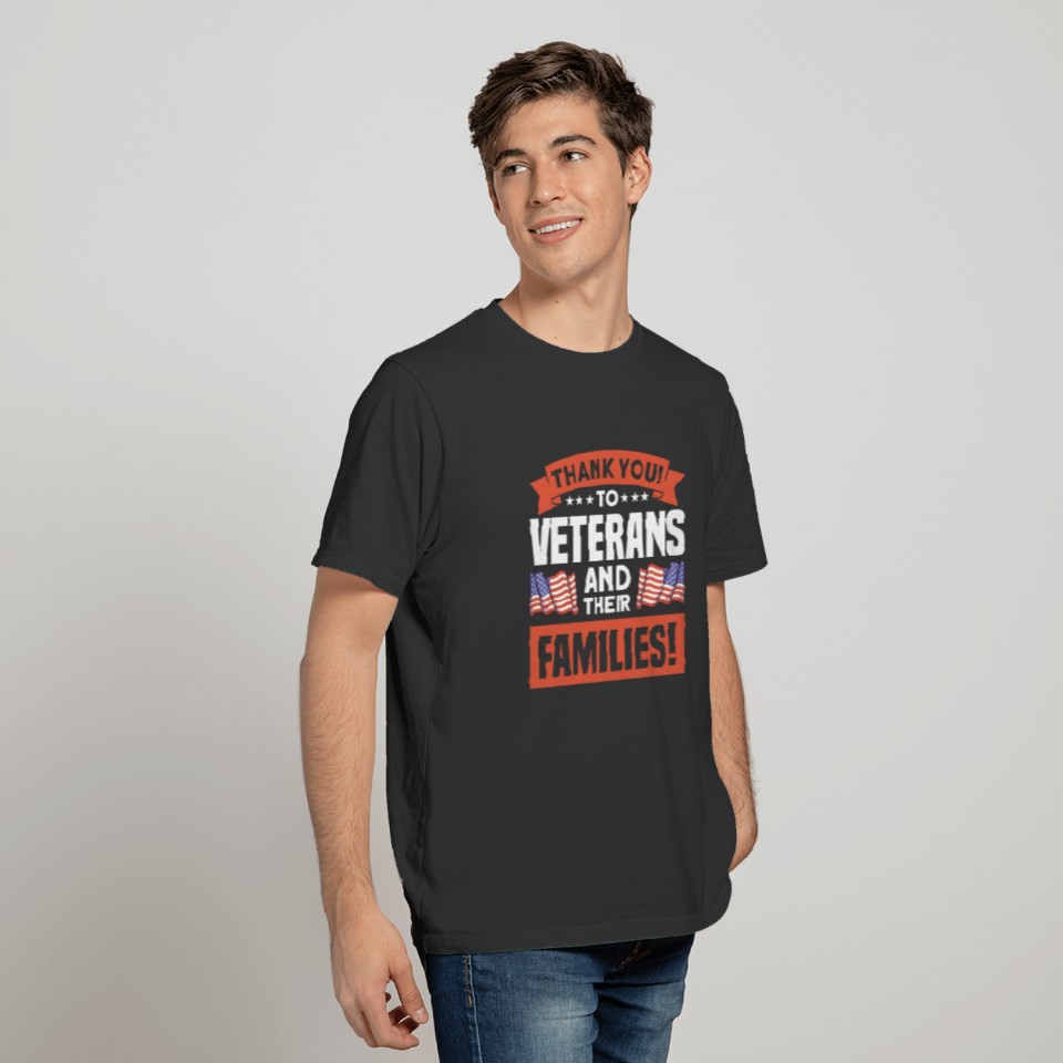 THANK YOU! TO VETERANS DAY Gifts for Veterans and T-shirt